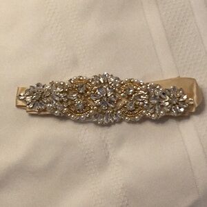 Gold and Silver Intricate Belt with Ornate Design